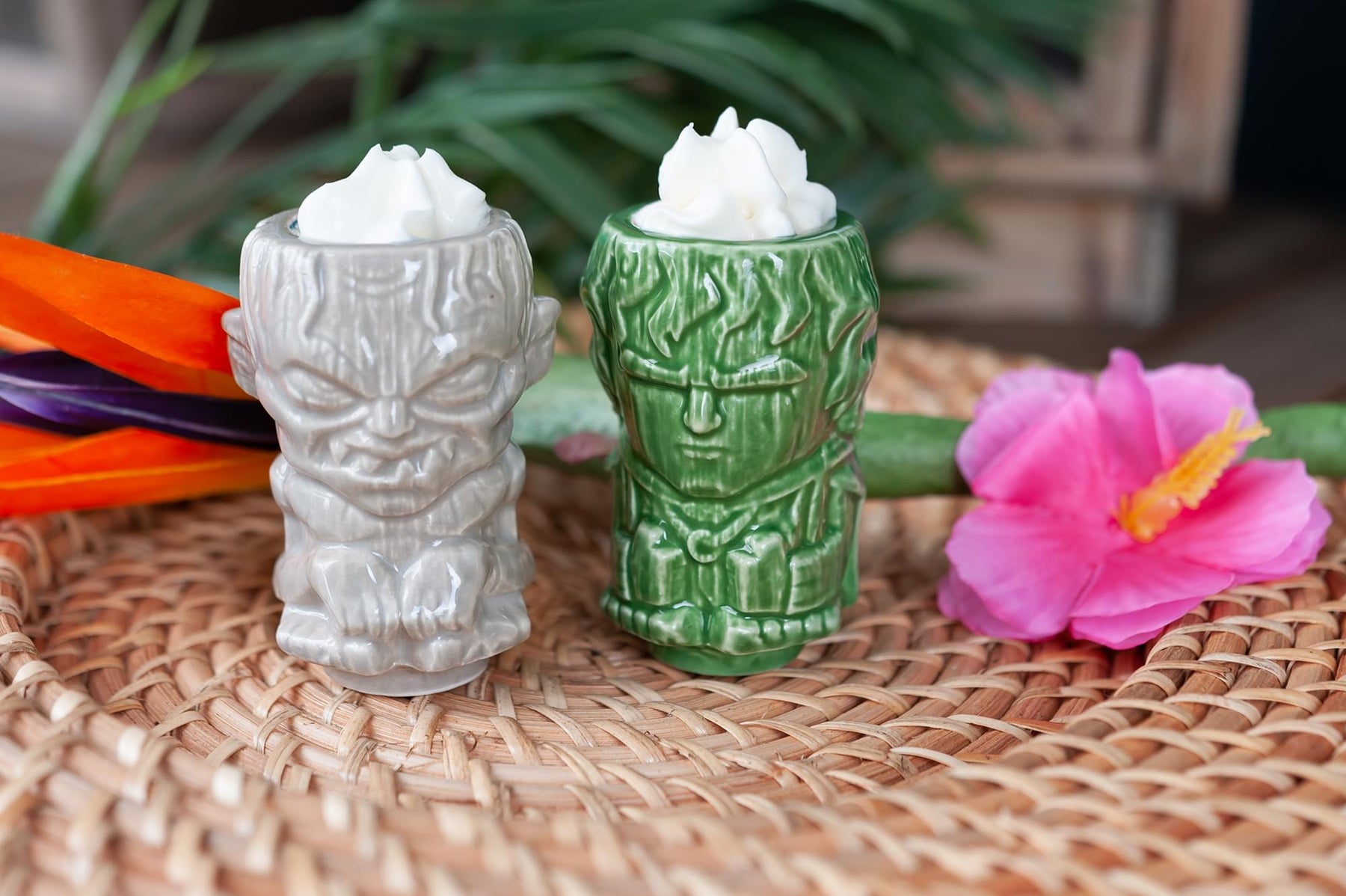 Geeki Tikis Lord Of The Rings Frodo & Gollum Mini Muglets | 2-Ounce Ceramic Mugs