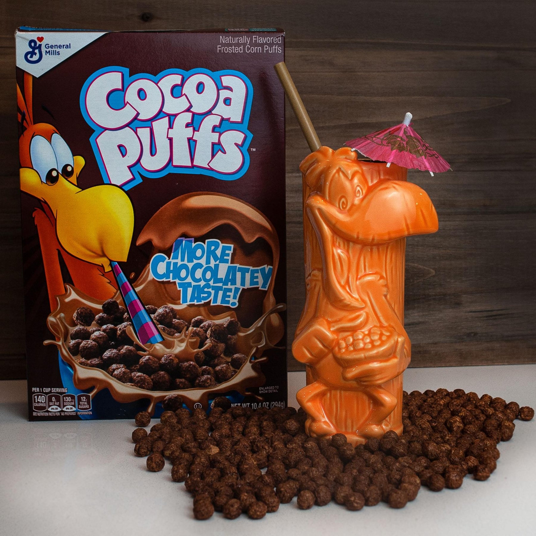 Geeki Tikis General Mills Ceramic Mug Set | Cocoa Puffs | Lucky Charms | Trix