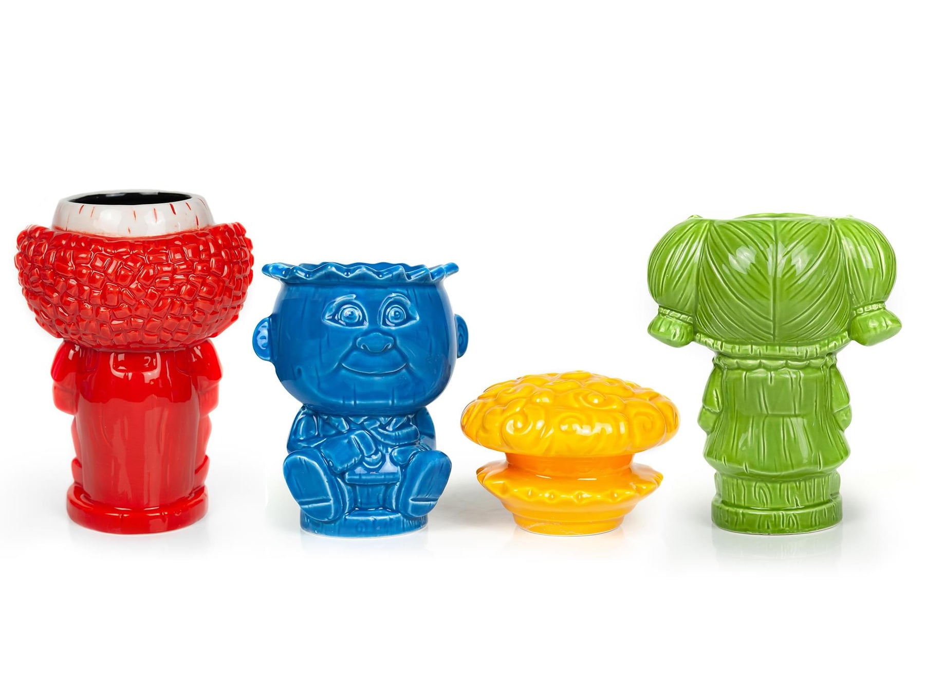 Geeki Tikis Garbage Pail Kids GPK Ceramic  Mugs | Set of 3 | Includes 3 Collectible Trading Cards