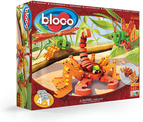Bloco 162 Piece Construction Set | Scorpions & Insects