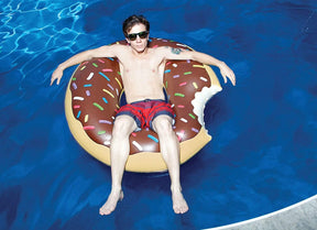 Frosted Chocolate Donut 4 Foot Inflatable Pool Float