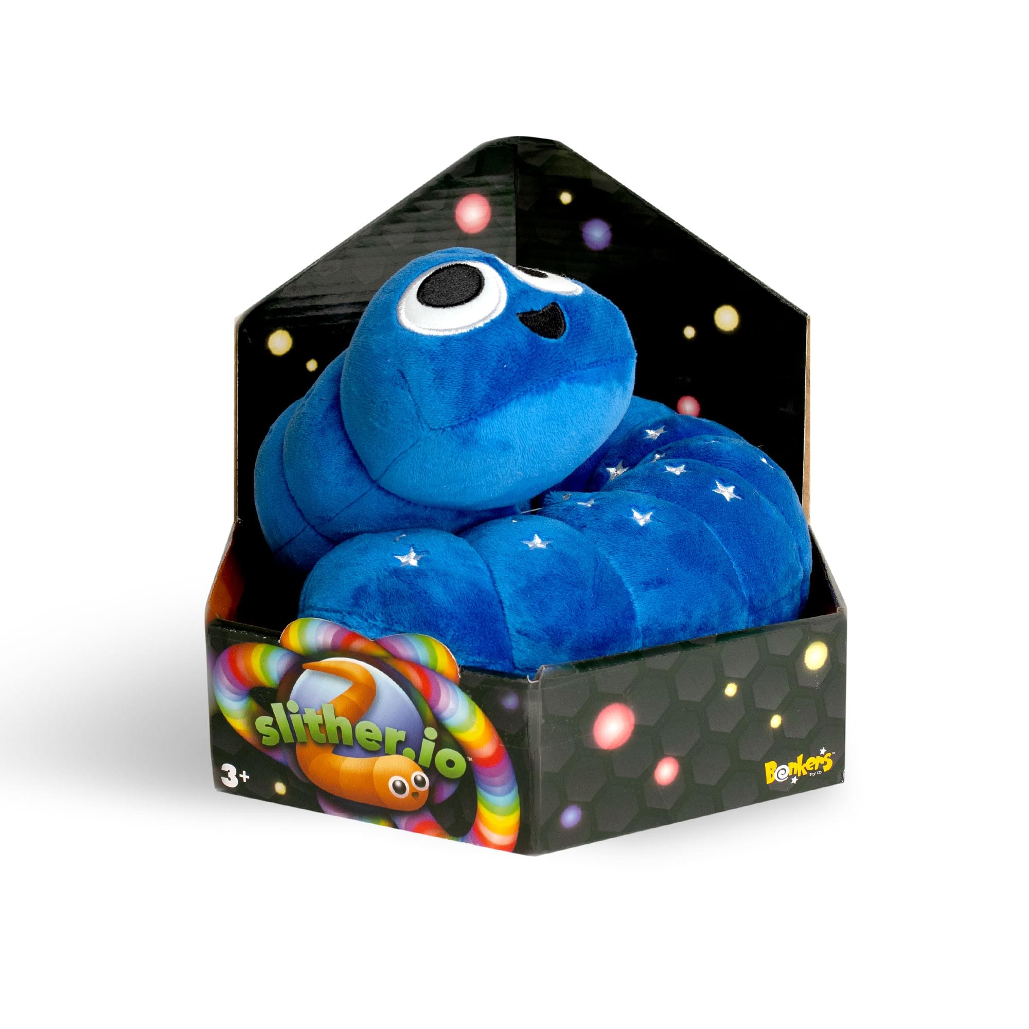 Slither IO Jumbo 24 Inch Bendable Plush | Blue Star