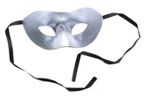 Eye Costume Mask Silver W/Felt Backing