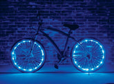 Wheel Brightz Lightweight Blue LED Bicycle Safety Light Accessory