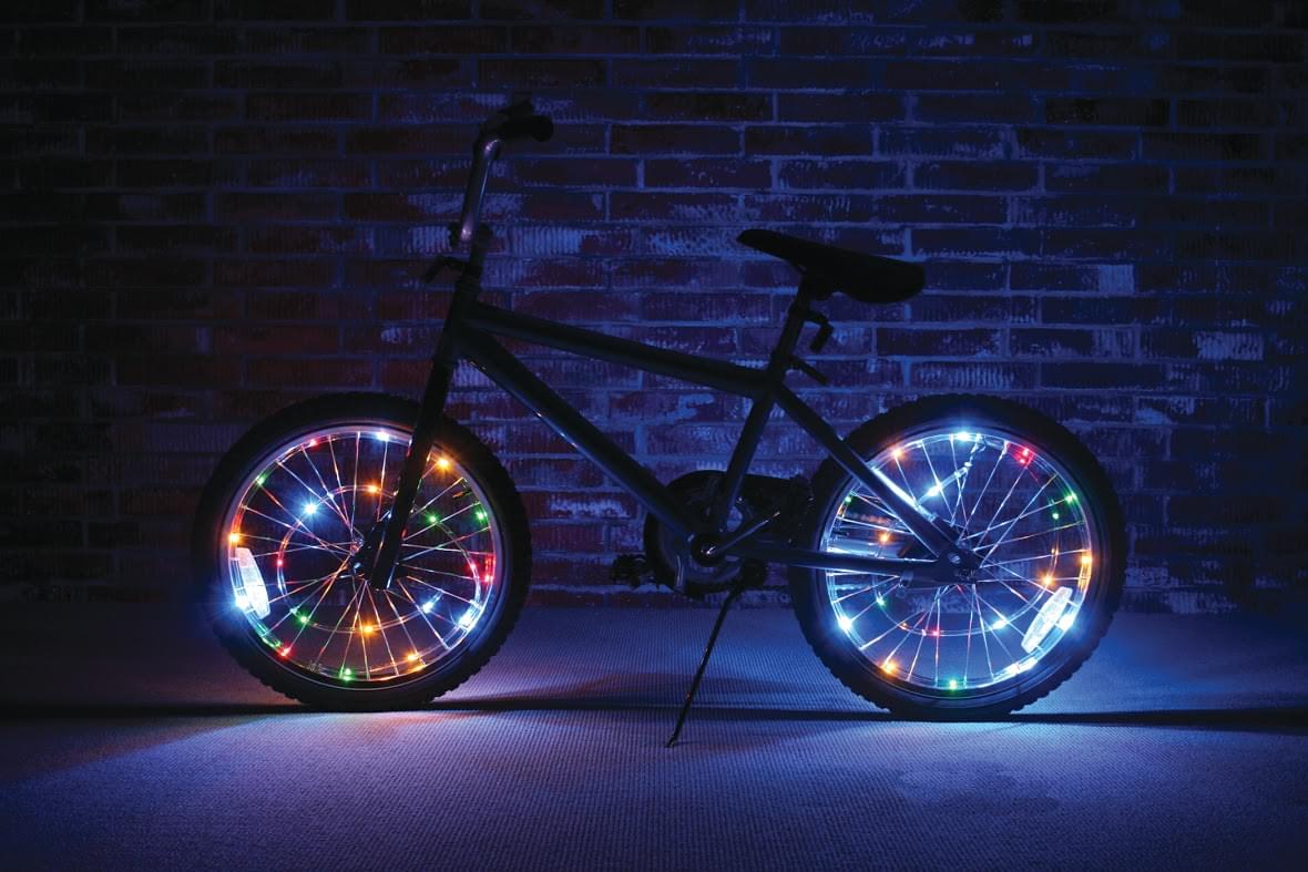 Wheel Brightz Lightweight Multicolored LED Bicycle Safety Light Accessory