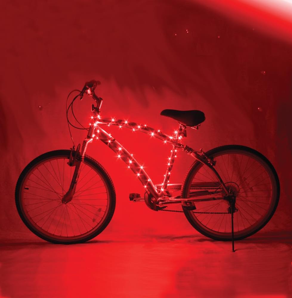 Cosmic Brightz Red LED Bicycle Light Accessory