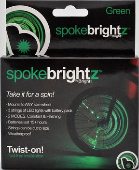 Spoke Brightz LED Bicycle Spoke Accessory, Green