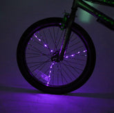 Spoke Brightz LED Bicycle Spoke Accessory, Purple