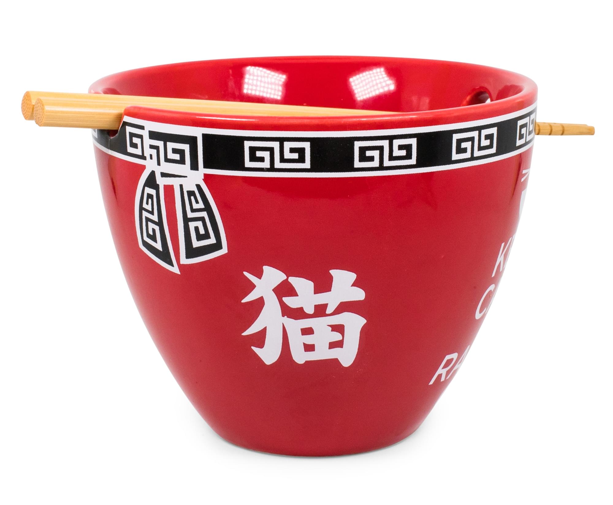 Bowl Bop Keep Calm And Ramen On Japanese Dinner Set | 16-Ounce Bowl, Chopsticks