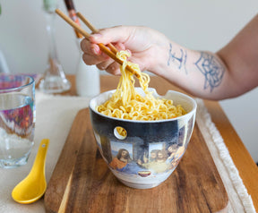 Bowl Bop Last Ramen Supper Japanese Dinner Set | 16-Ounce Ramen Bowl, Chopsticks