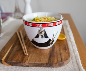 Bowl Bop Ramen Sister Nun Japanese Dinner Set | 16-Ounce Ramen Bowl, Chopsticks