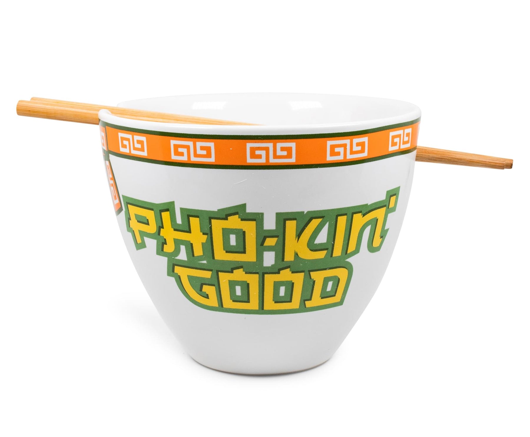 Bowl Bop Pho-Kin Good Japanese Dinnerware Set | 16-Ounce Ramen Bowl, Chopsticks