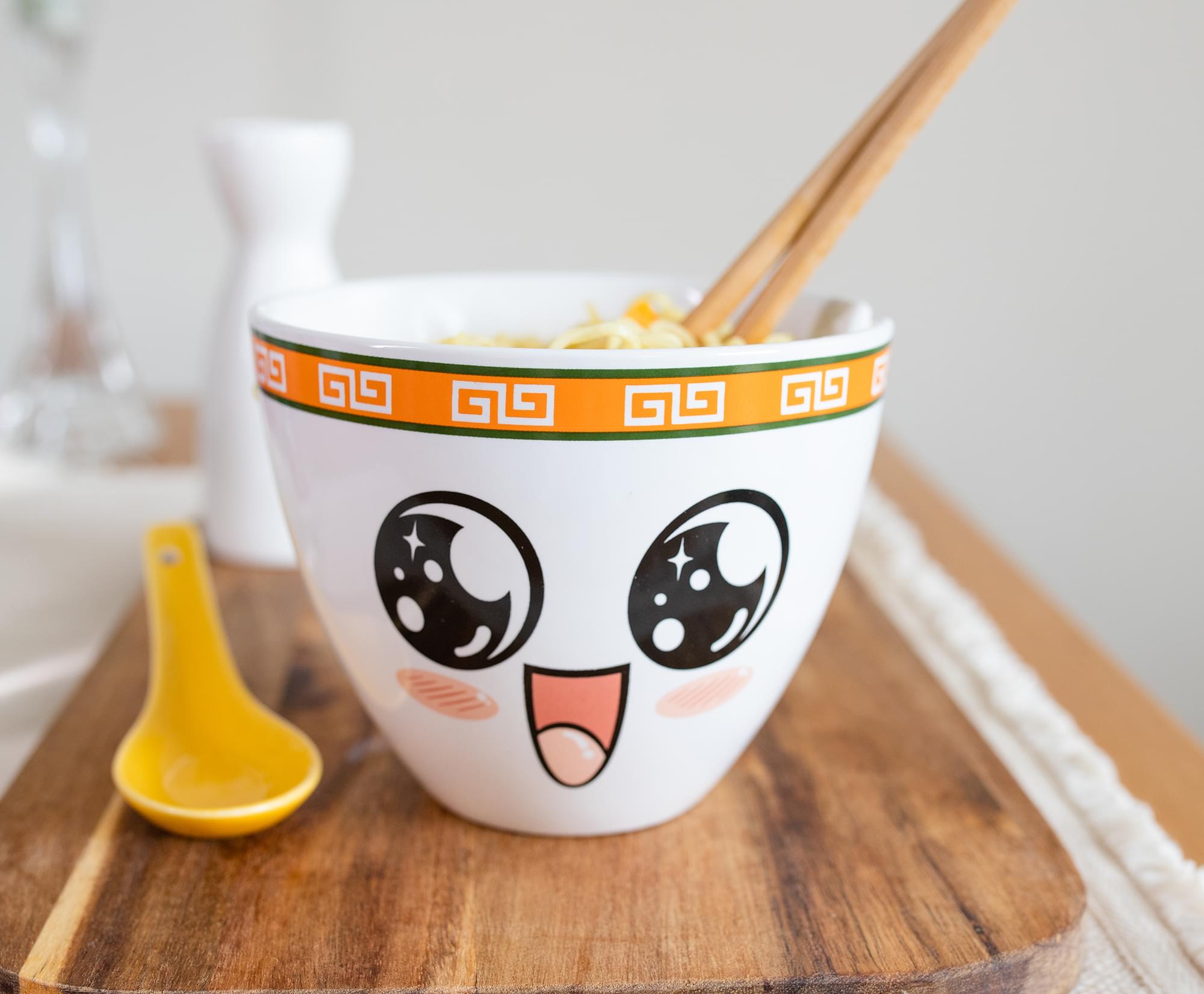 Bowl Bop Pho-Kin Good Japanese Dinnerware Set | 16-Ounce Ramen Bowl, Chopsticks