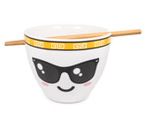 Bowl Bop Pho Sho Japanese Dinnerware Set | 16-Ounce Ramen Bowl, Chopsticks
