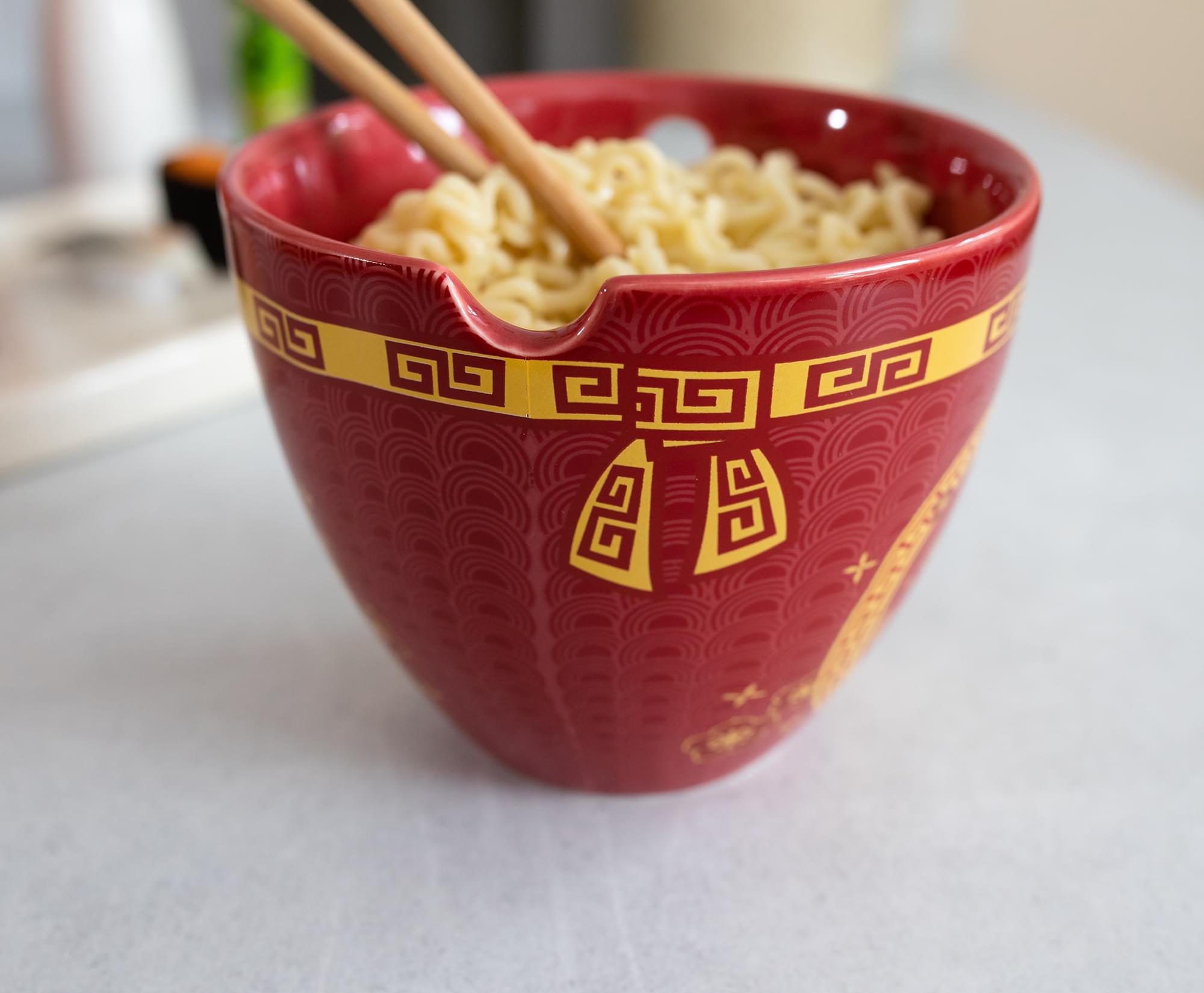 Year Of The Rabbit Chinese Zodiac 16-Ounce Ramen Bowl and Chopstick Set