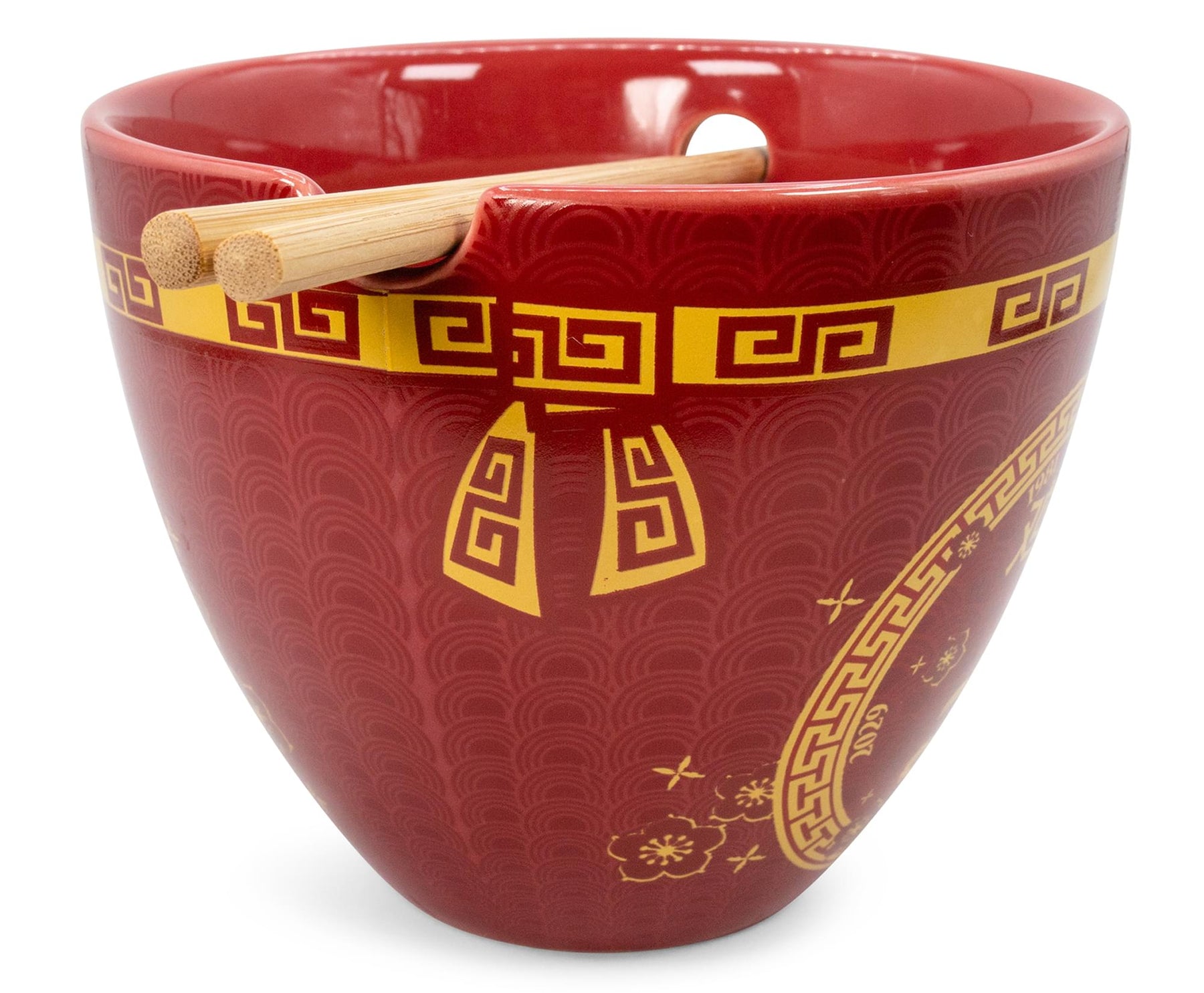 Year Of The Rooster Chinese Zodiac 16-Ounce Ramen Bowl and Chopstick Set