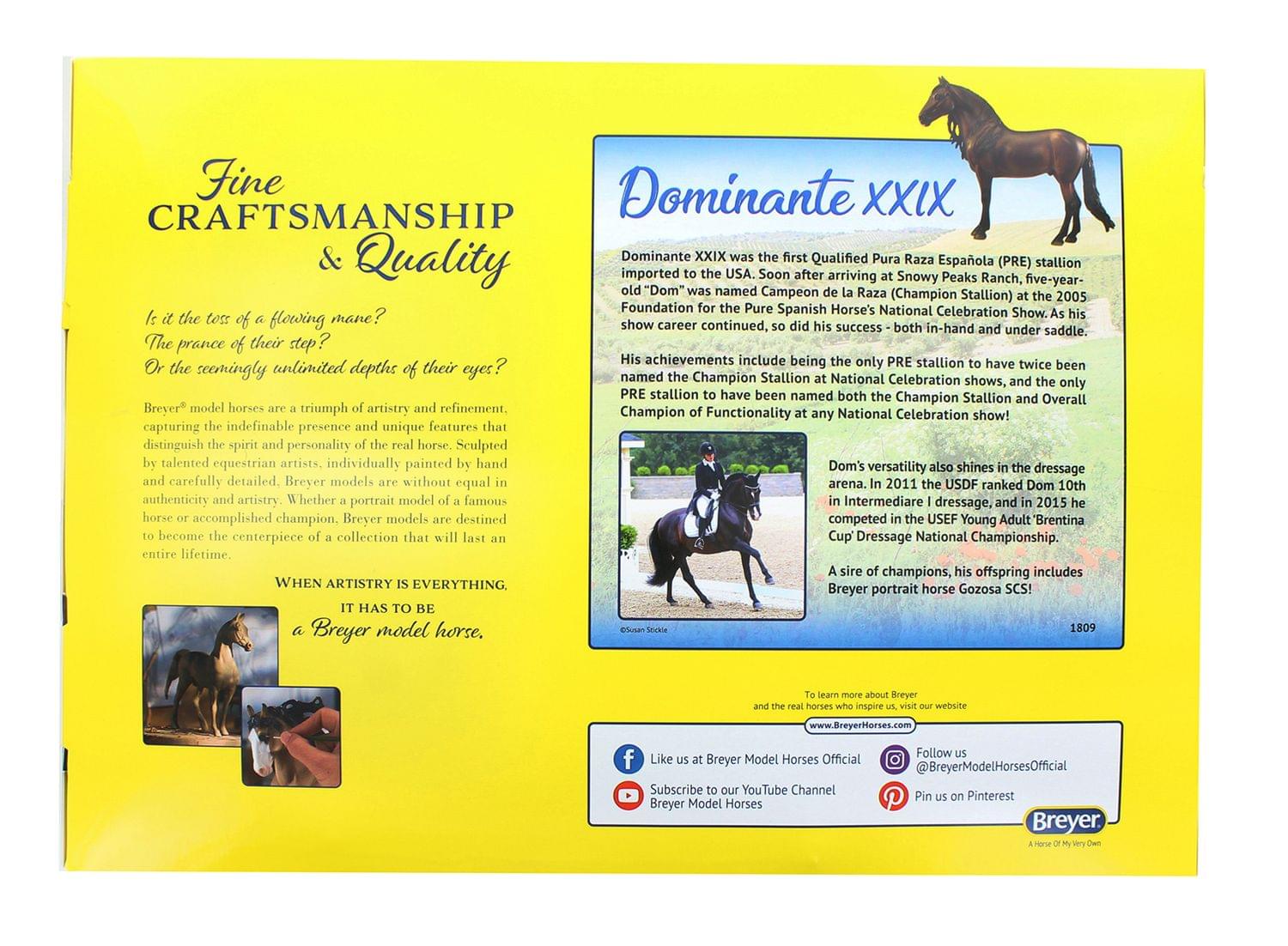 Breyer Traditional 1/9 Model Horse - Dominante XXIX