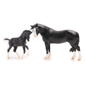 Breyer Traditional 1:9 Scale Model Horse | Welsh Pony Mare and Foal