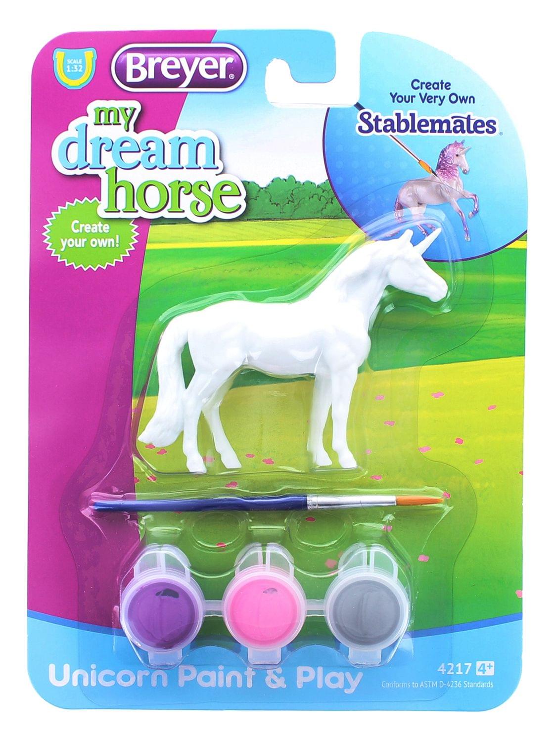 Breyer Unicorn Play & Paint Model Horse - Standing Warmblood