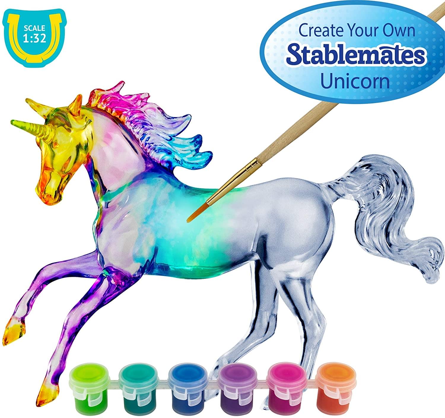 Suncatcher 1:32 Stablemates Unicorns | 5-Piece Model Horse Paint Kit