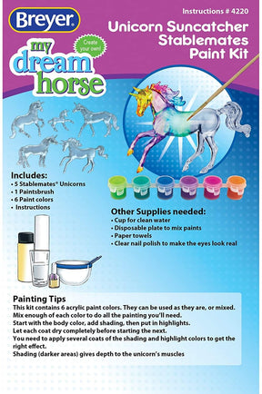 Suncatcher 1:32 Stablemates Unicorns | 5-Piece Model Horse Paint Kit