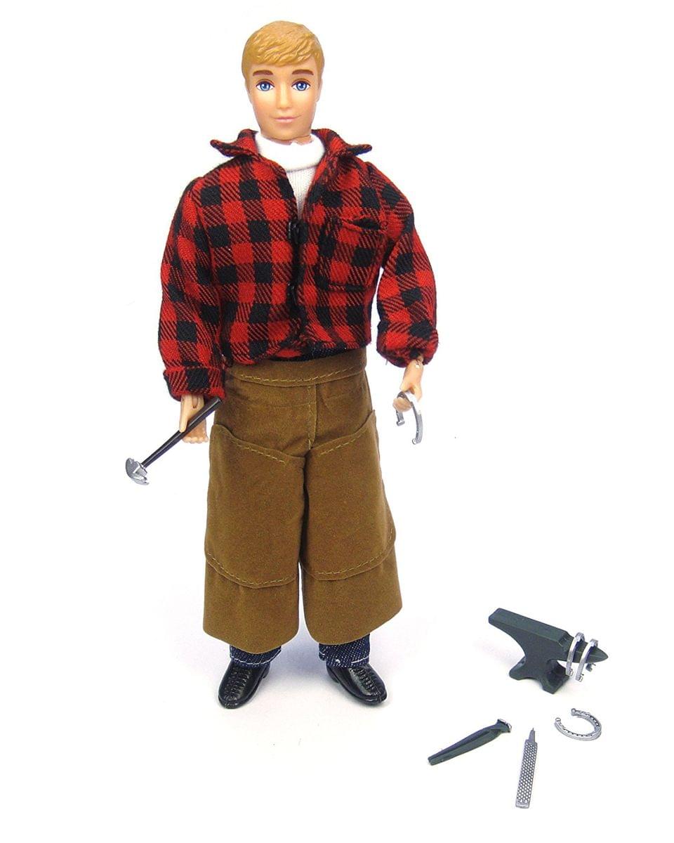 Breyer 8" Figure: Farrier Jake with Blacksmith Tools