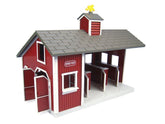 Breyer 1:32 Stablemates Model Horse Playset: Red Stable