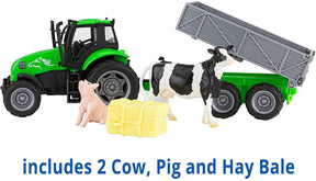 Breyer Farms Stablemates Tractor and Tag-A-Long Wagon