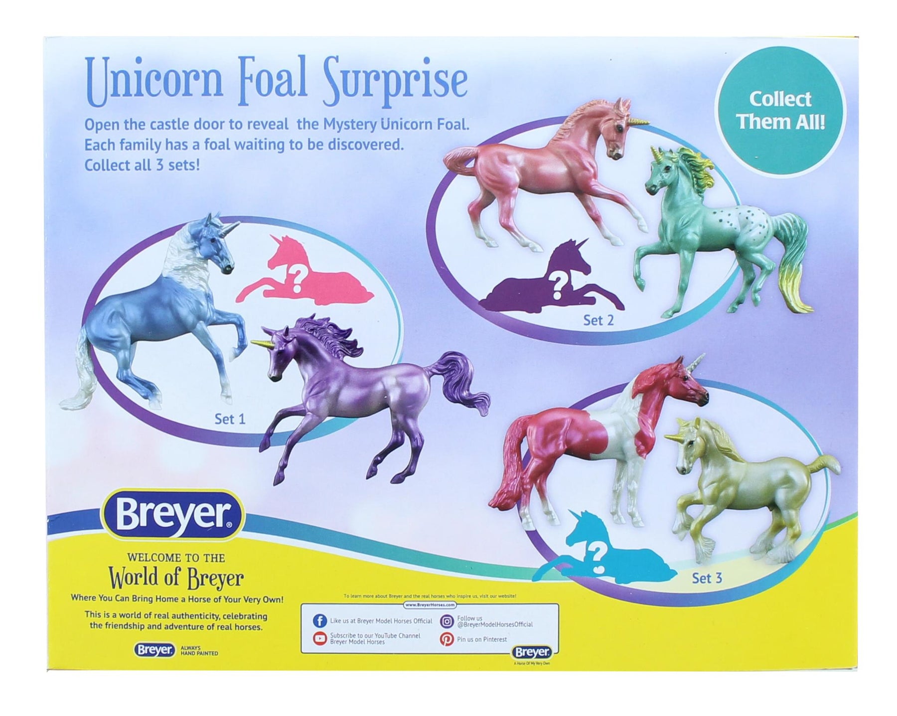 Breyer Stablemates Mystery Unicorn Foal Surprise | Set C