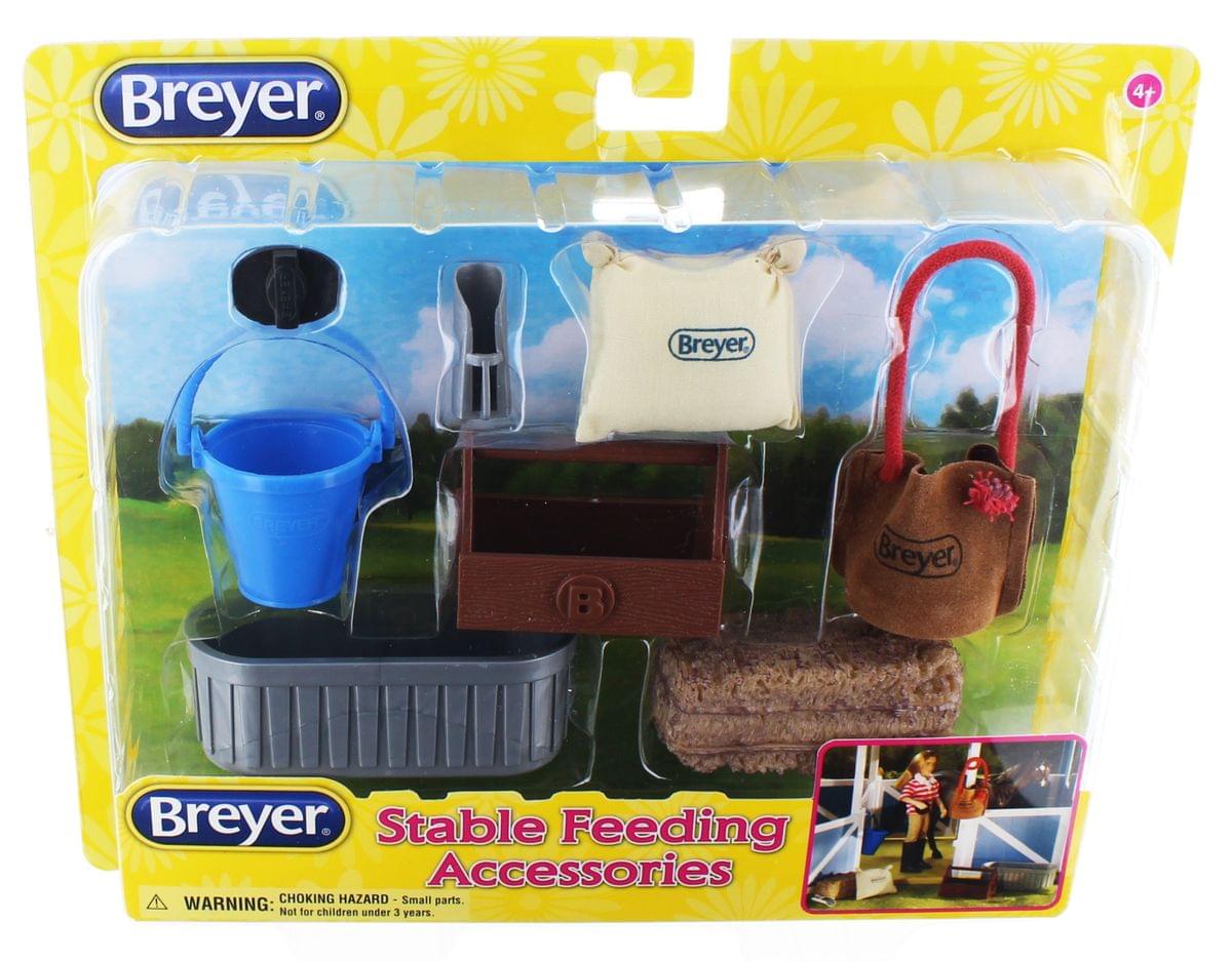 Breyer 1:12 Classics Model Horse Accessory: Stable Feeding