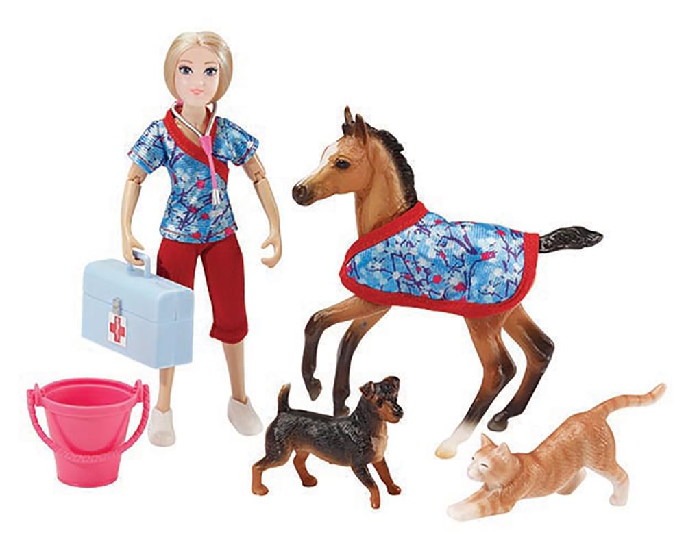 Breyer Classics Day At the Vet 6" Doll and Animals Set