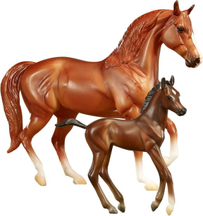 Breyer Freedom Series 1:12 Scale Model Horse Set | Smooth Rider Paso Fino & Foal
