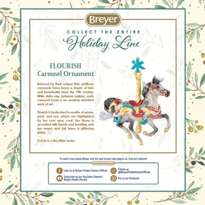 Breyer 2020 Holiday Horse Ornament | Flourish Carousel