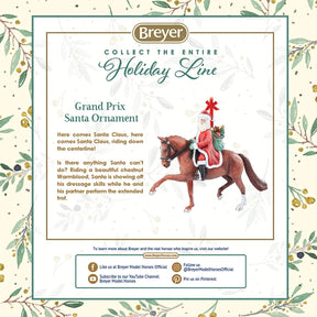 Breyer 2020 Holiday Horse Ornament | Dressage Santa