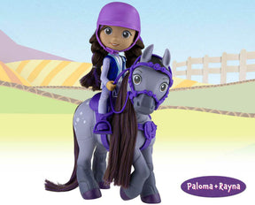 Breyer Pipers Pony Tales Horse & Rider Playset | Paloma & Rayna