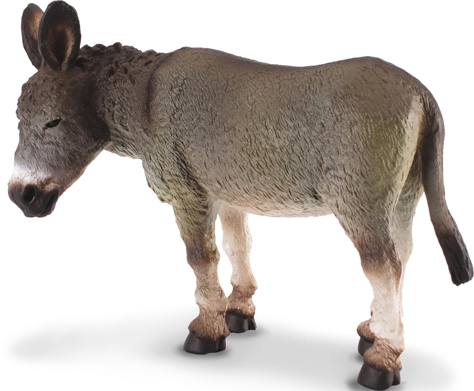 CollectA Farm Life Collection Miniature Figure | Grey Donkey