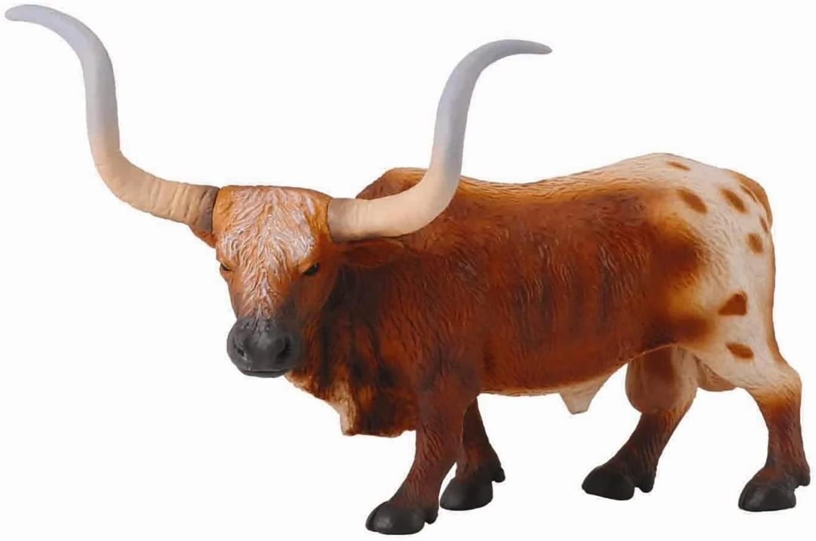 CollectA Farm Life Collection Miniature Figure | Texas Longhorn Bull
