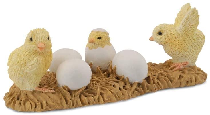 CollectA Farm Life Collection Miniature Figure | Hatching Chicks