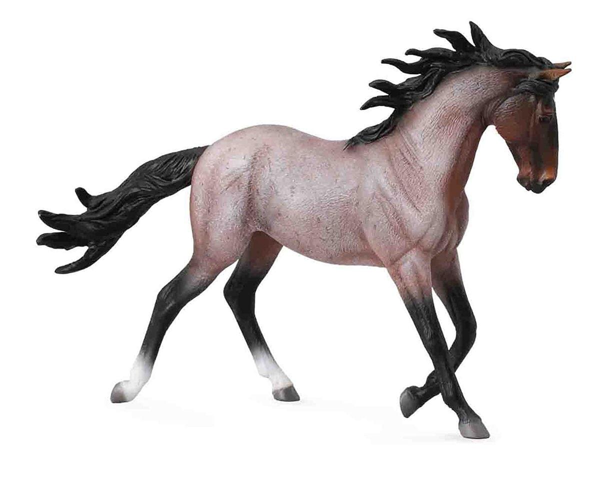 Breyer CollectA Sereis Bay Roan Mustang Mare Model Horse