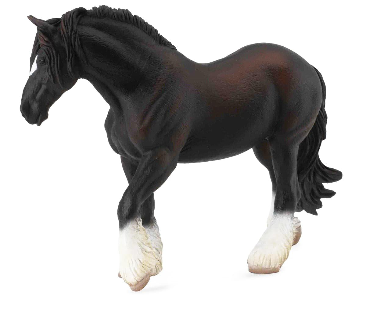 Breyer Corral Pals Horse Collection Black Shire Horse Mare Model Horse