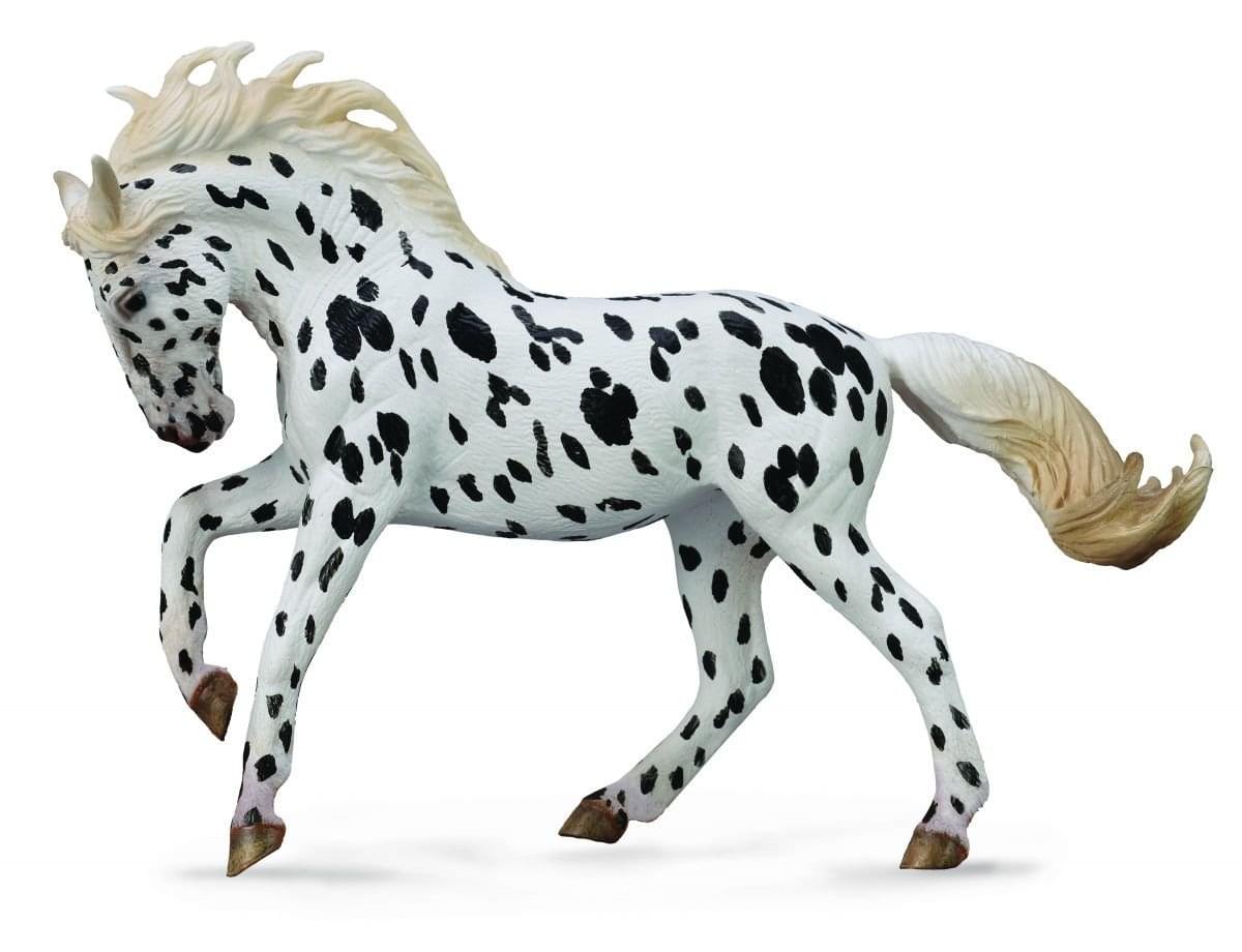 Breyer CollectA Series Black Leopard Knabstrupper Mare Model Horse