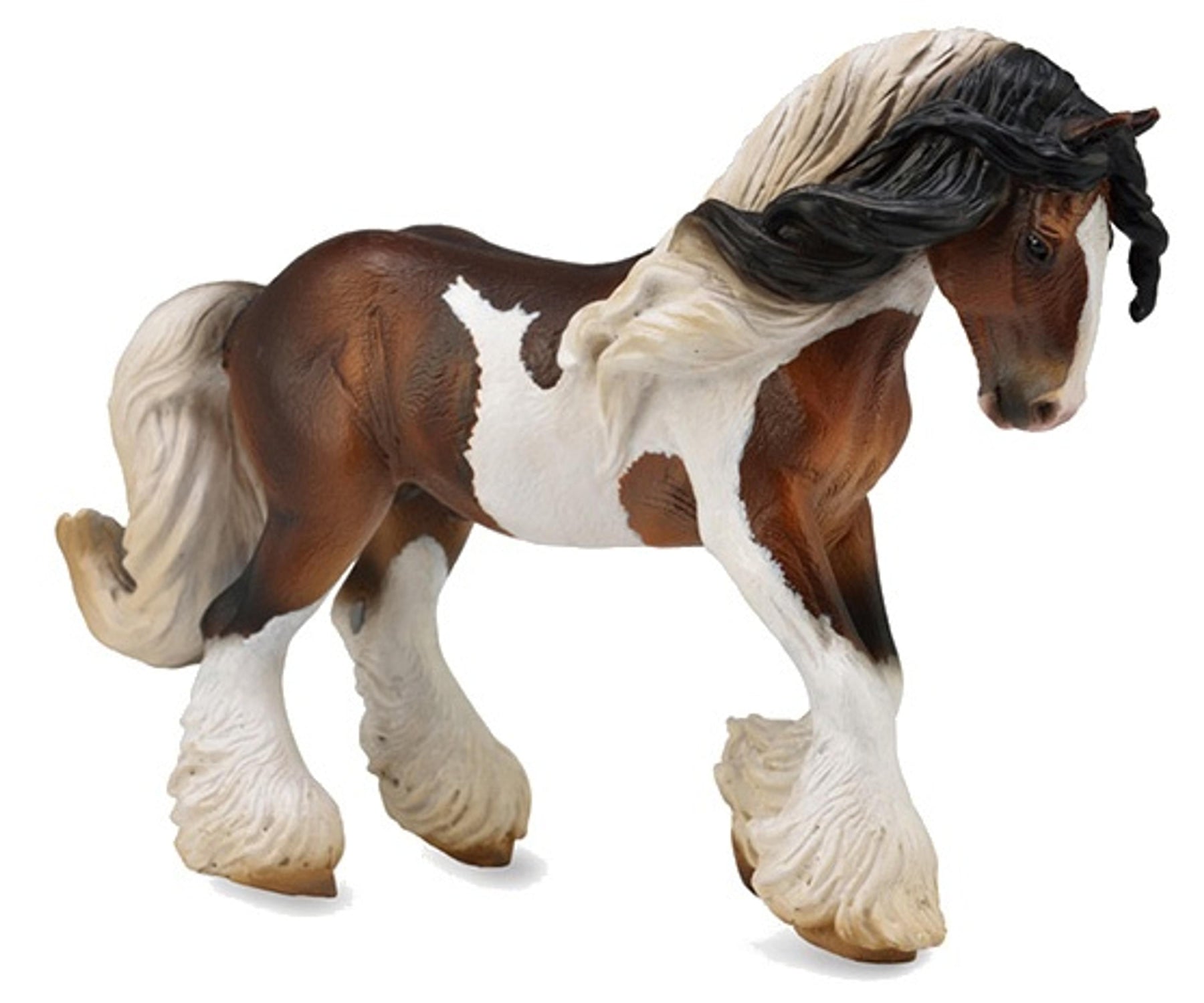 Breyer CollectA 1:18 Scale Model Horse | Tinker Stallion Piebald