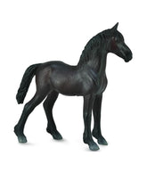 Breyer CollectA 1/18 Model Horse - Black Friesian Foal