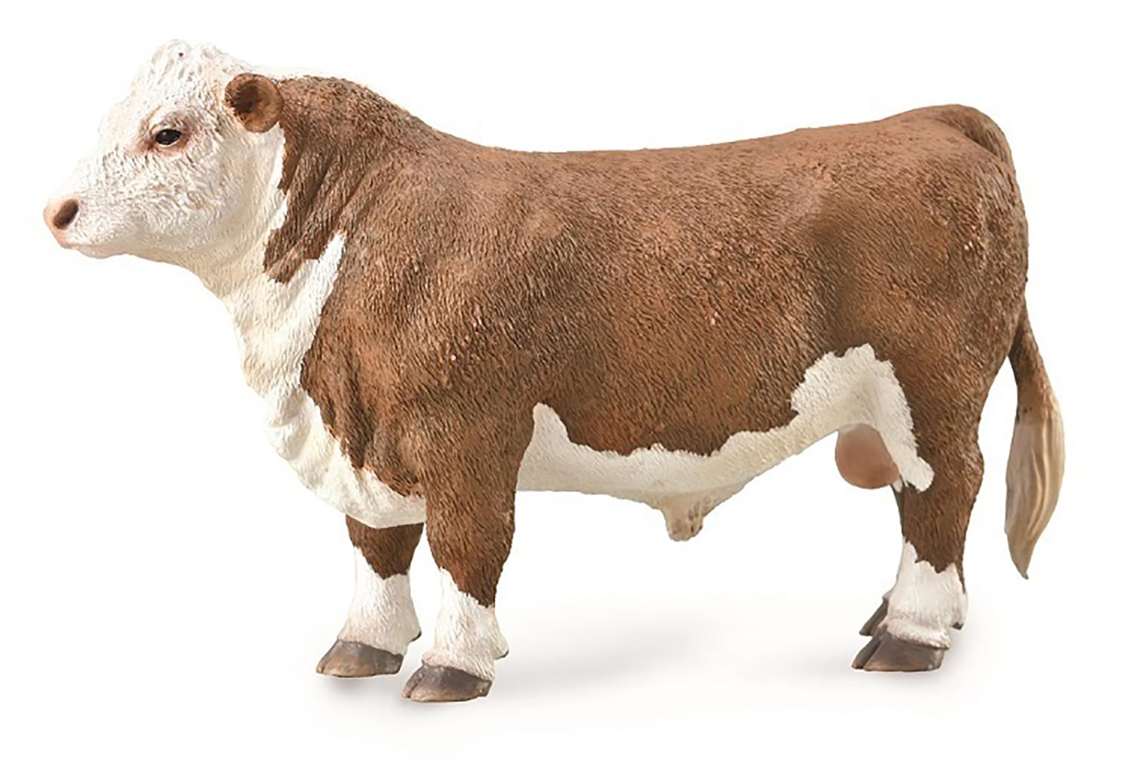 CollectA Farm Life Collection Miniature Figure | Hereford Bull