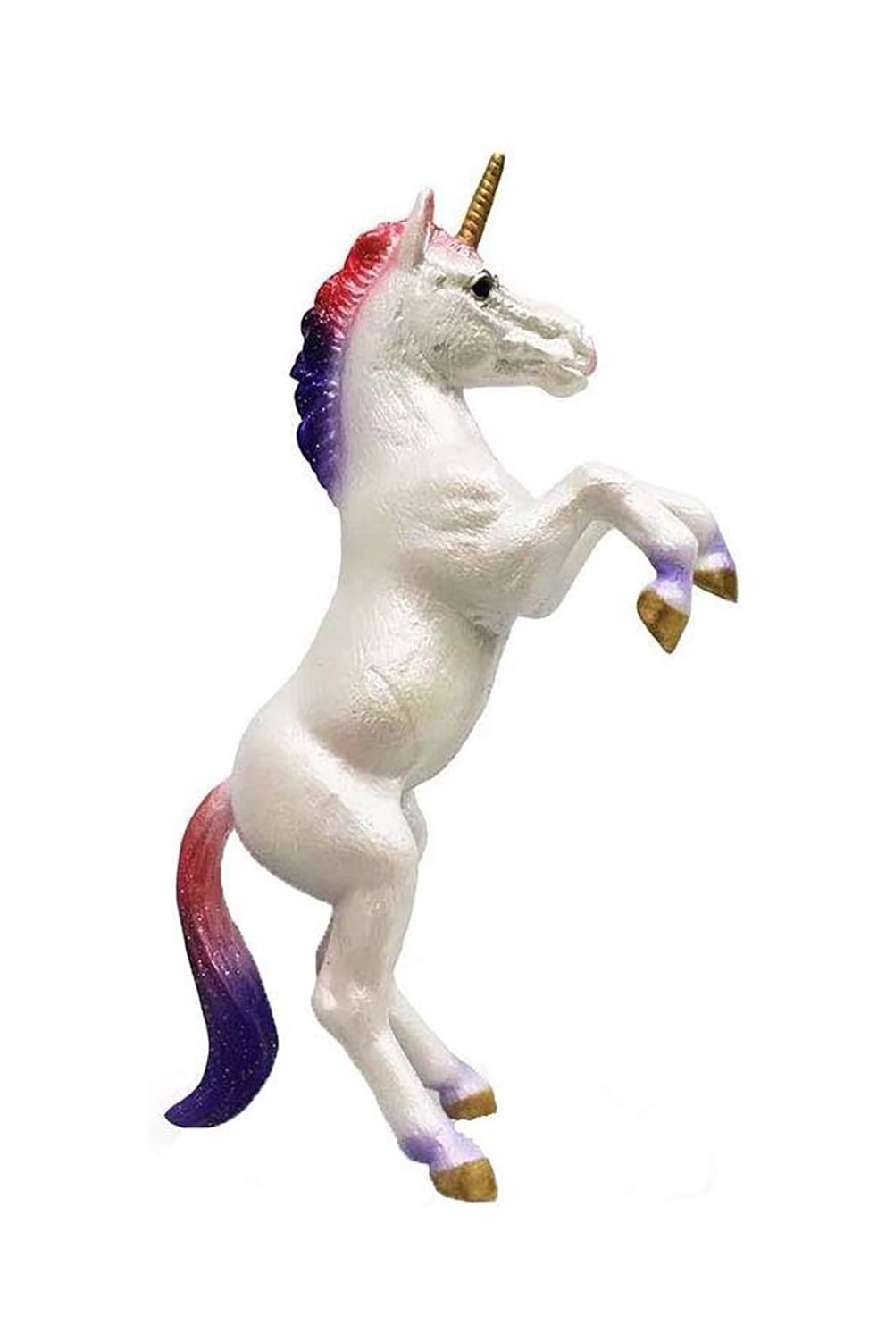 Breyer CollectA 1:18 Scale Model Horse | Unicorn Foal Rearing Rainbow