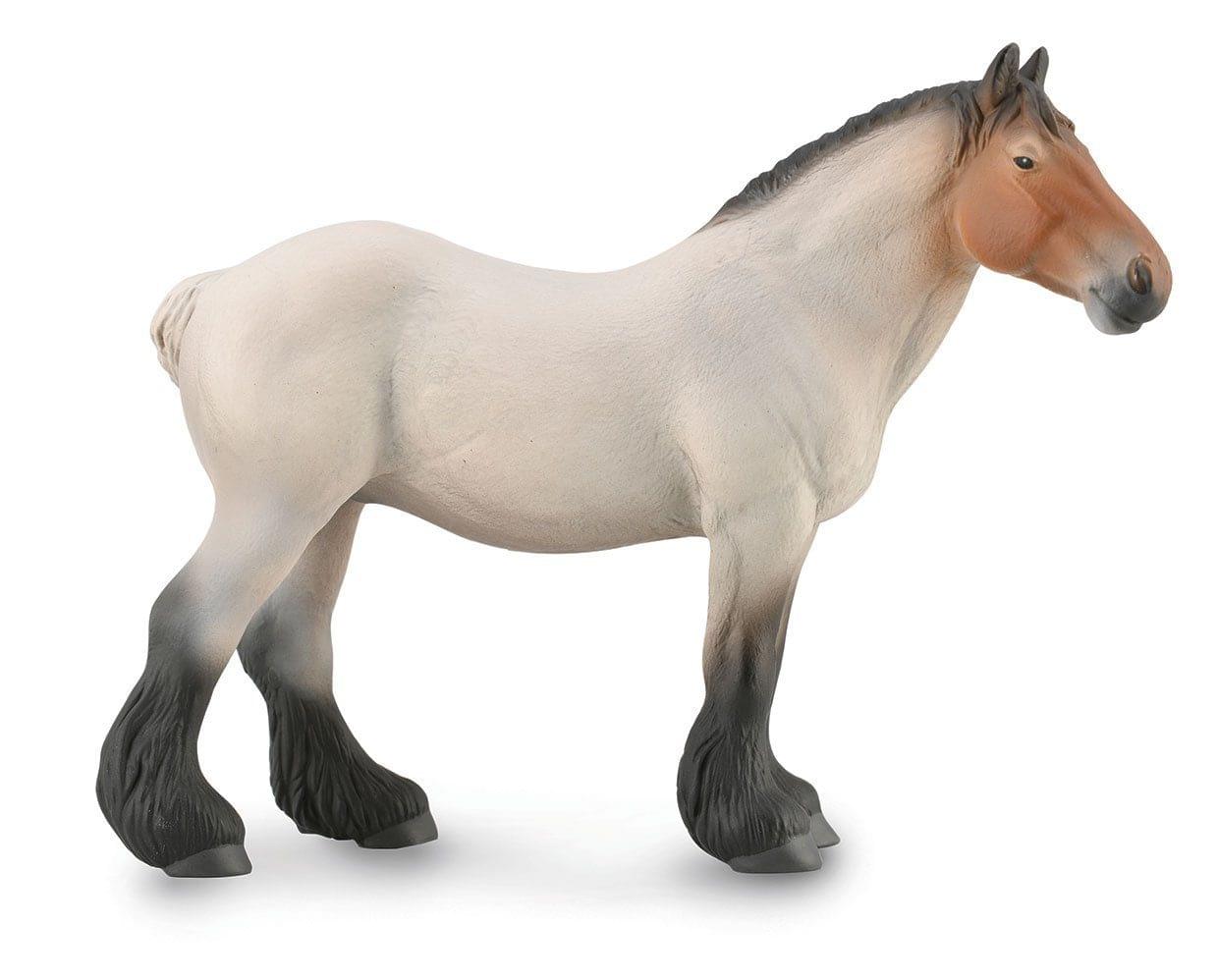 Breyer CollectA 1:18 Scale Model Horse | Dutch Draft Mare Roan