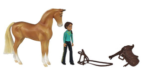 Breyer Spirit Riding Free Chica Linda & Prudence Small Horse & Doll Set