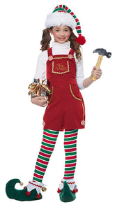 Toymaker Elf Girl Child Costume