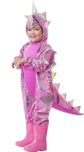 Pink Super Cute-A-Saurus Toddler Costume