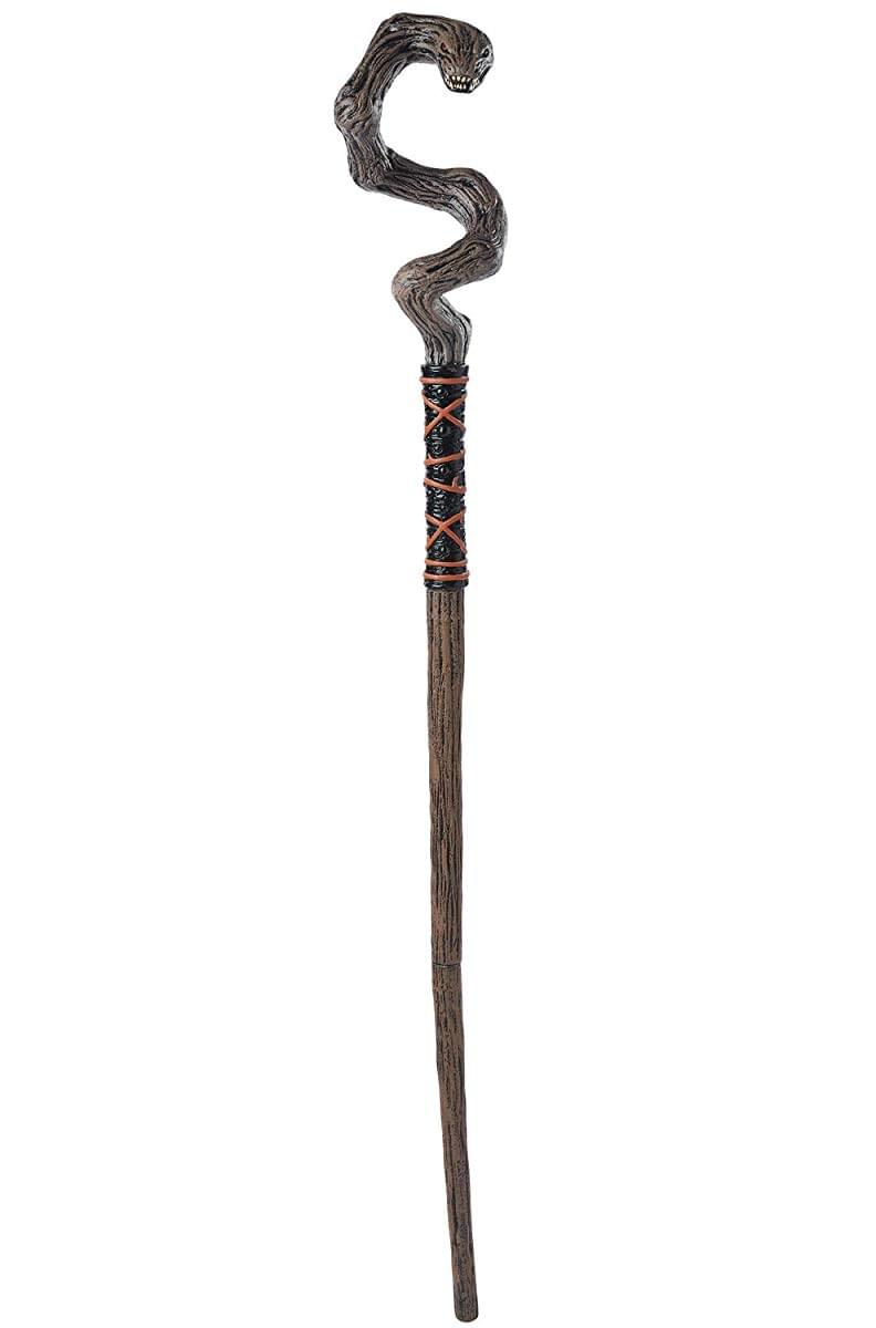 4 Foot Serpent Staff Costume Accessory - Brown/Black